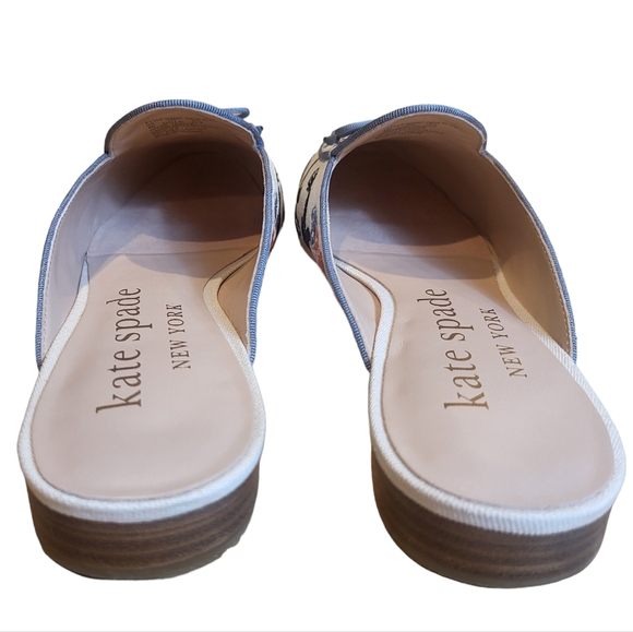 Kate Spade New York Devi Mule Floral Garden Bone 8 - Picture 9 of 11